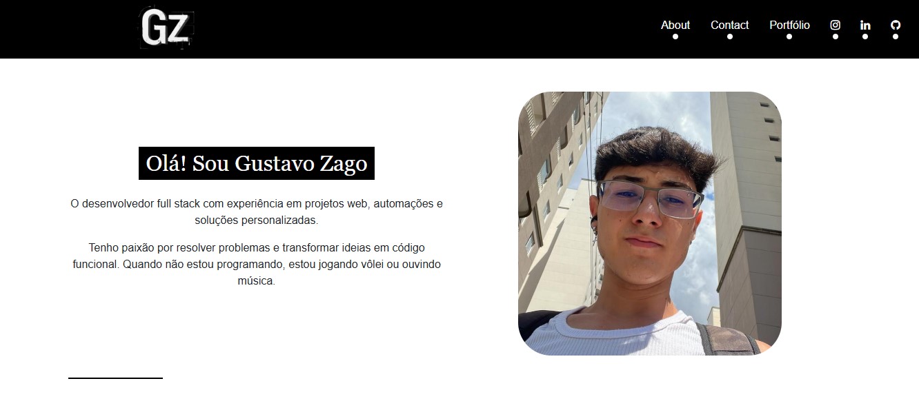 Screenshot of My Portfolio project